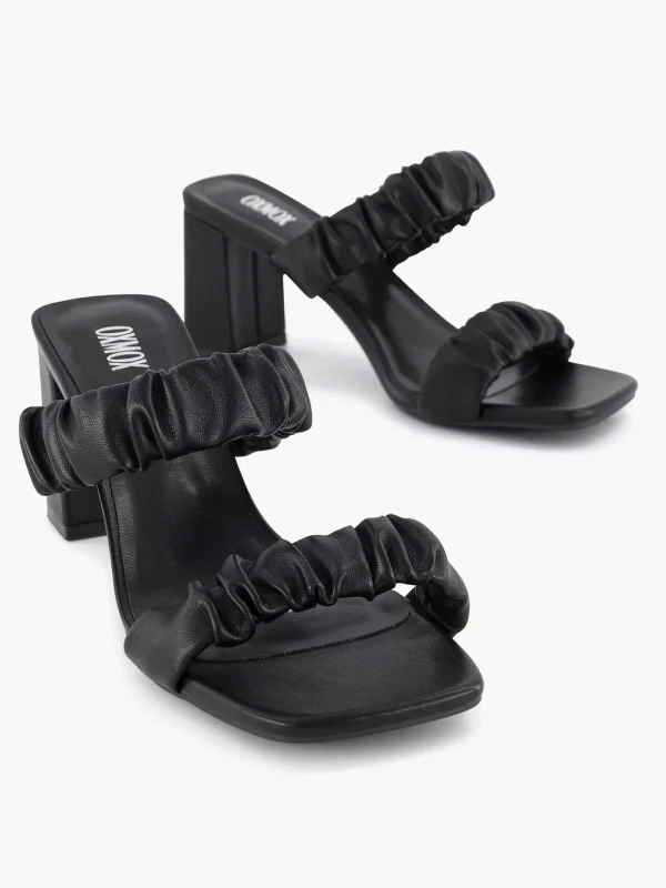 Dames Oxmox Zwarte Slipper Hak