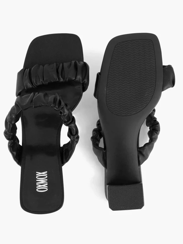 Dames Oxmox Zwarte Slipper Hak