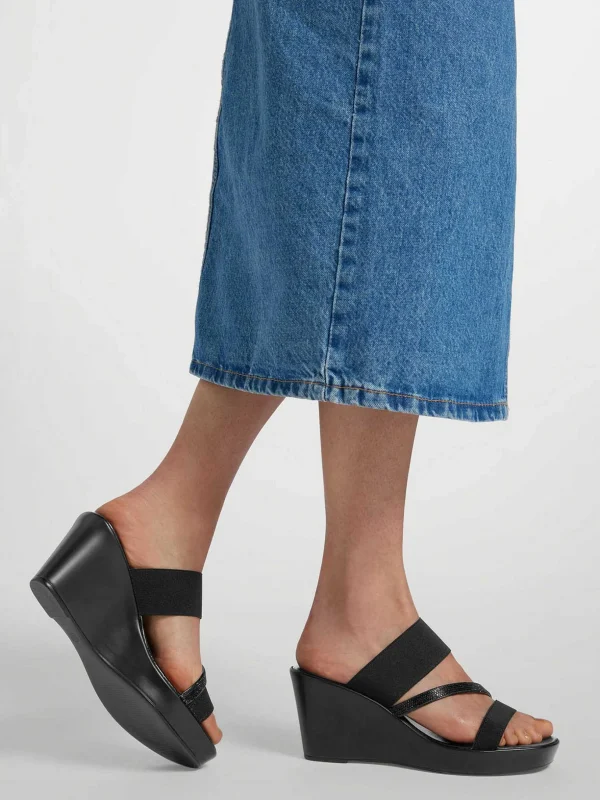 Dames Graceland Zwarte Slipper Sleehak