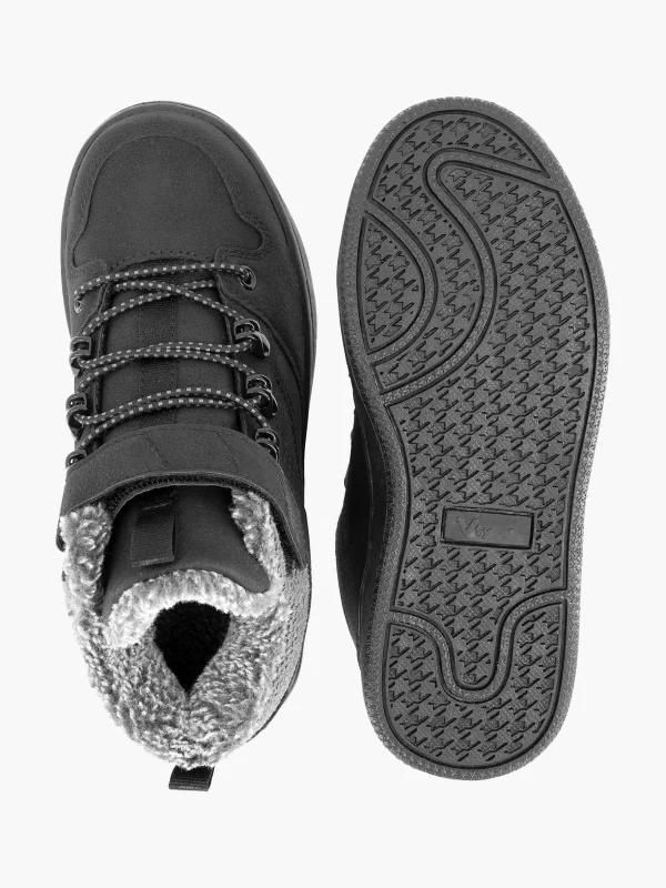 Kinderen Vty Zwarte Sneaker Gevoerd