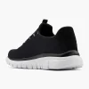 Heren Skechers Zwarte Sneaker Memory Foam