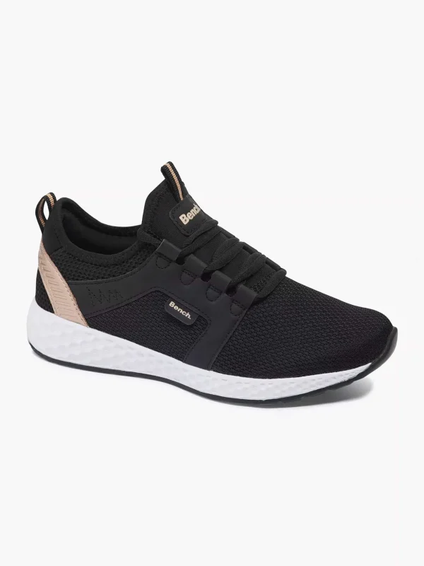 Dames Bench Zwarte Sneaker Memory Foam