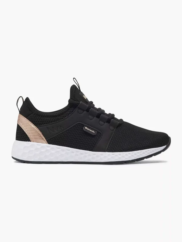 Dames Bench Zwarte Sneaker Memory Foam