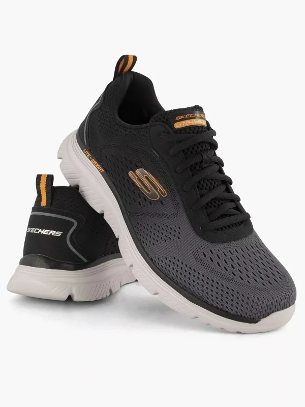 Heren Skechers Zwarte Sneaker Memory Foam