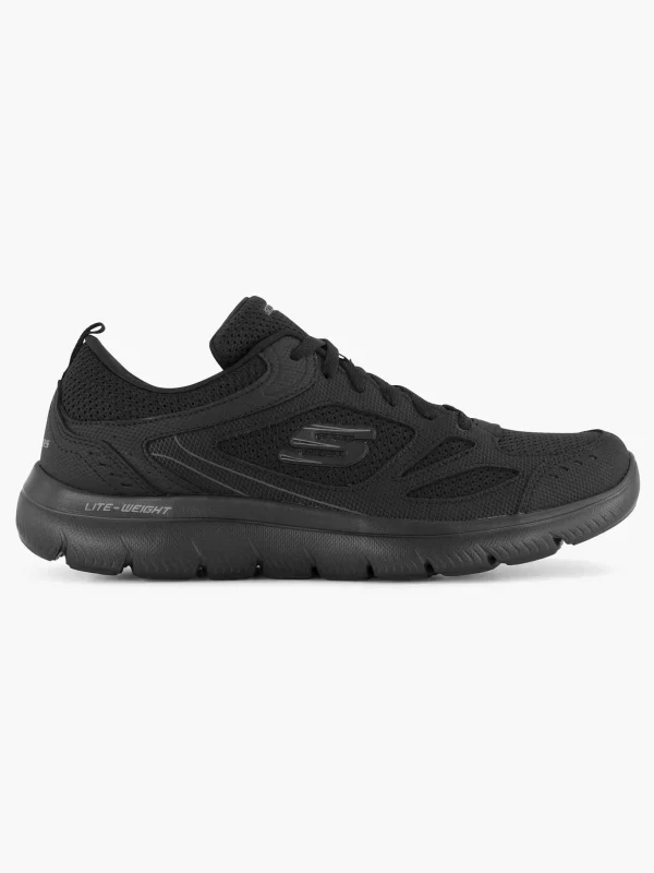 Heren Skechers Zwarte Sneaker Memory Foam