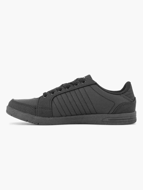 Dames Graceland Zwarte Sneaker Stiksels