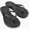 Dames Blue Fin Zwarte Teenslipper