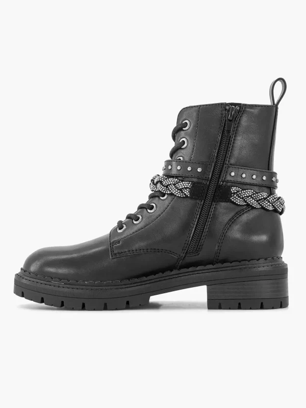 Dames Graceland Zwarte Veterboot