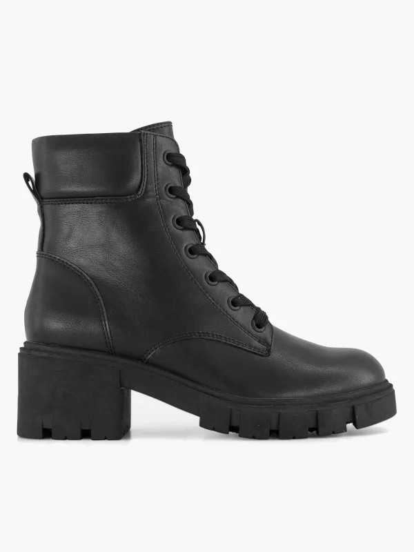 Dames Graceland Zwarte Veterboot