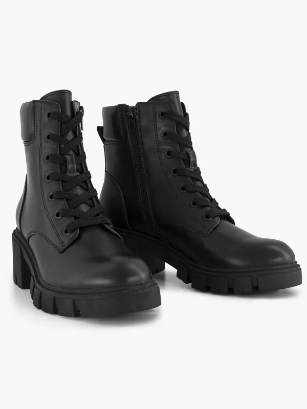 Dames Graceland Zwarte Veterboot