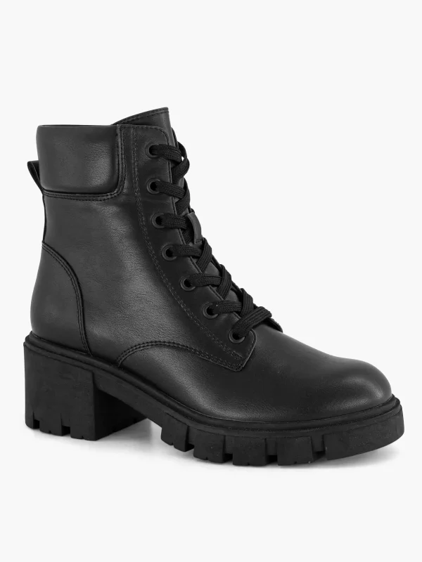 Dames Graceland Zwarte Veterboot