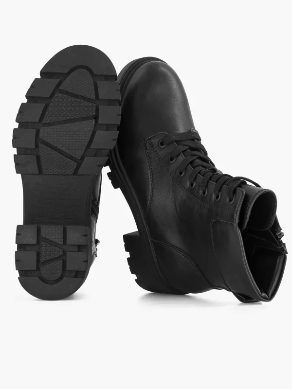 Dames Graceland Zwarte Veterboot