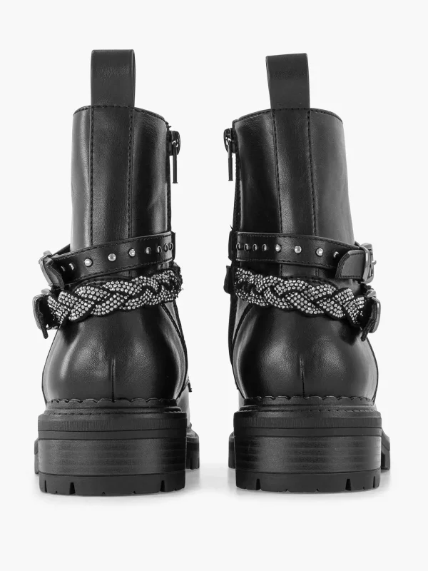 Dames Graceland Zwarte Veterboot