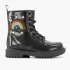 Kinderen Graceland Zwarte Veterboot Regenboog