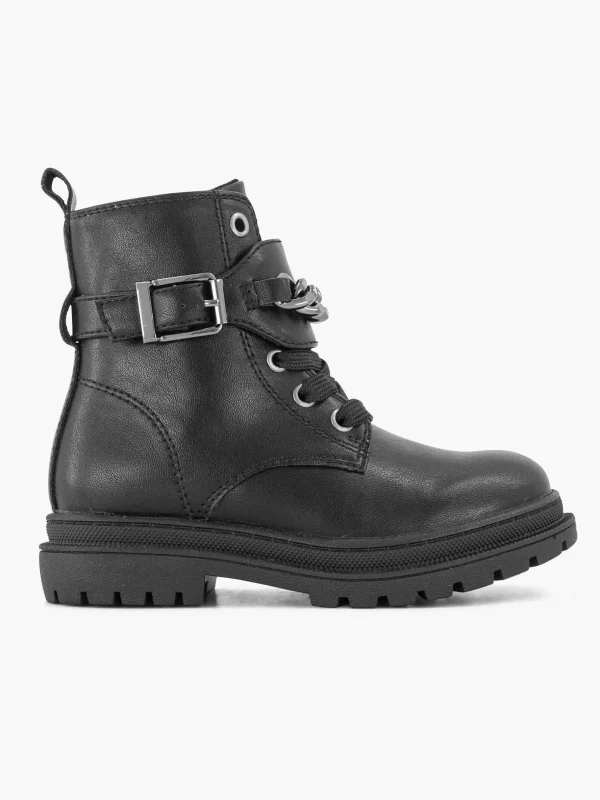 Kinderen Oxmox Zwarte Veterboot Sierketting, Offline Ivm Klachten (Laura)