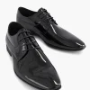 Heren AM SHOE Zwarte Veterschoen Lak